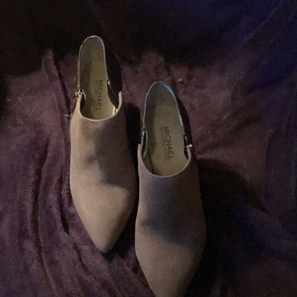 Michael Kors side zip booties